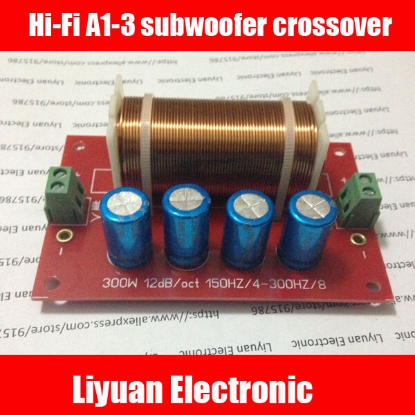 Hi-Fi A1-3 crossover subwoofer/300 W crossover subwoofer/speaker bass drum divider