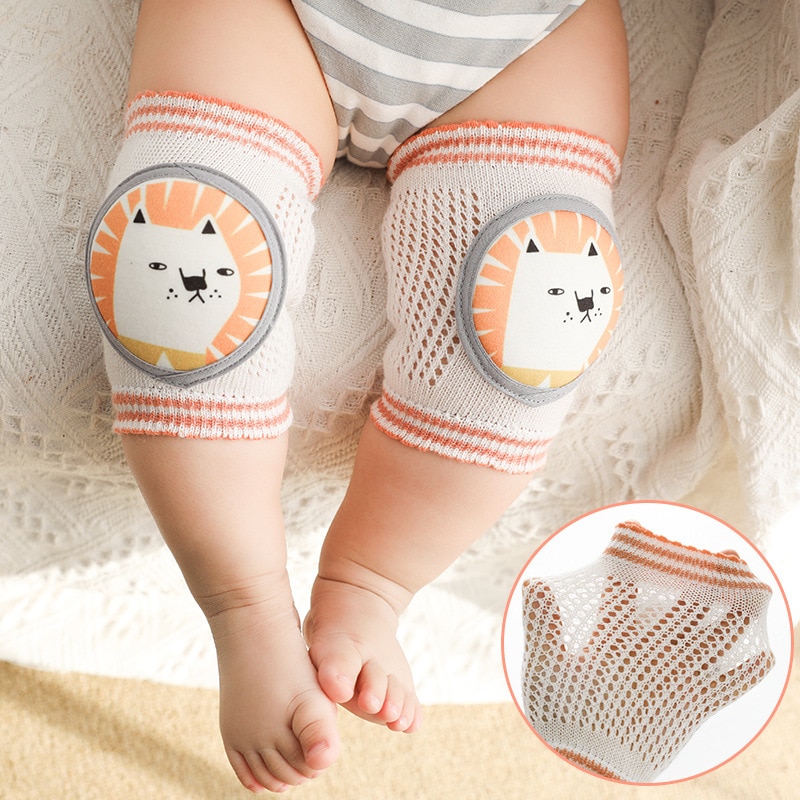 Non Slip Crawling Elbow Infants Toddlers Baby Accessories Protector Safety Kneepad Leg Breathable Girls Boys Cartoon Knee Pads