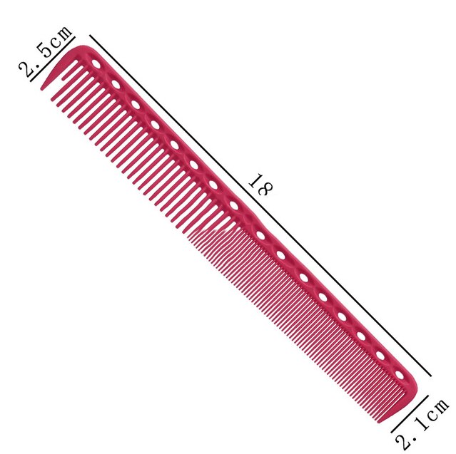 6 Colors Hair Combs Barber Hairdressing Hair Cutting Brush Anti-static Tangle Pro Salon Hair Care Styling Tool: Pink