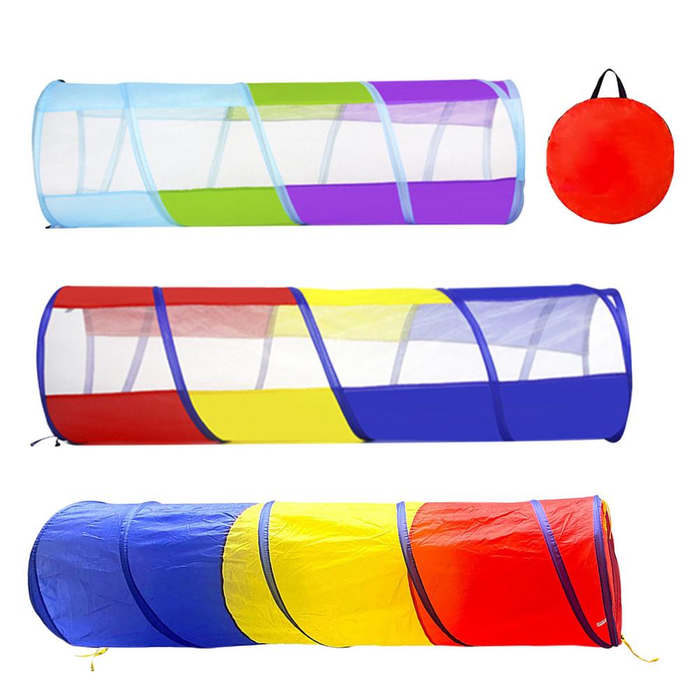 Kid Kruipen Tunnel Indoor Speelhuis Outdoor Fun En Handig Inklapbare Tent Spel Kanaal Tent Pijp Multi-color Kanaal