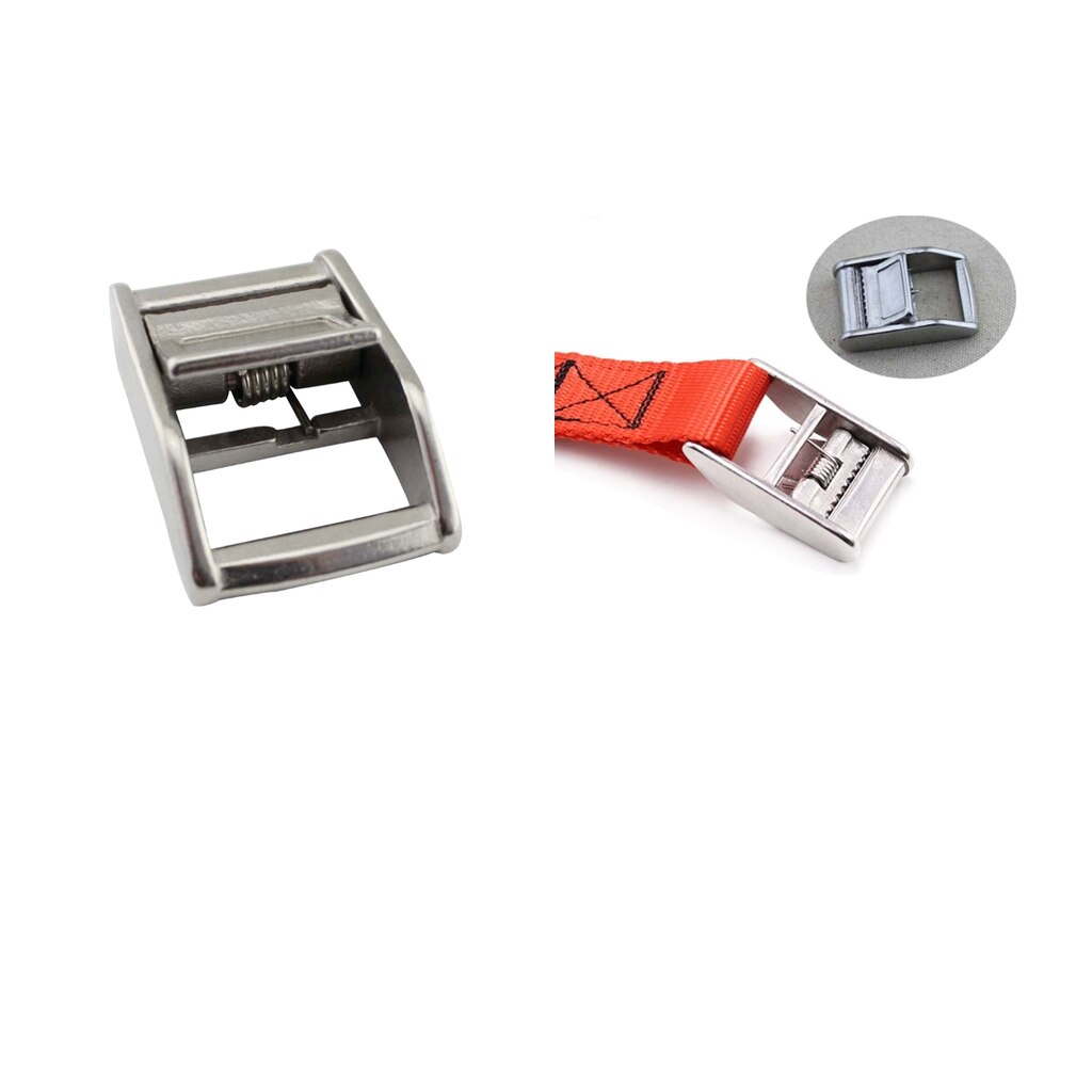 25mm Marine 316 Grade Stainless Steel Cam Buckle for Tie-Down Strap