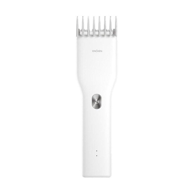 Xiaomi ENCHEN Boost USB Electric Hair Clipper Charging Hair Trimmer Children Clipper Mijia 2 Speed Ceramic Cutter Hair cutting: White
