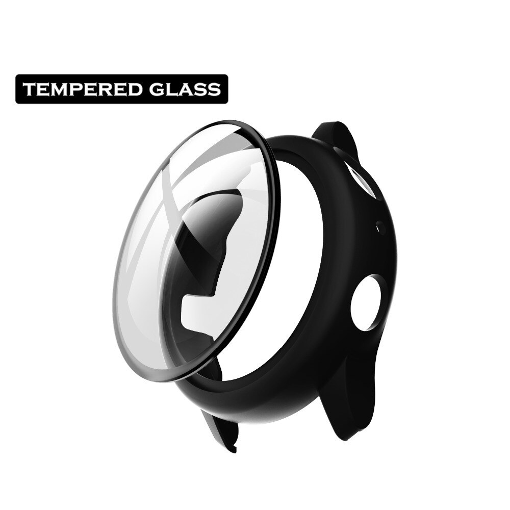 Vetro + custodia per Samsung Galaxy Watch Active 2 44mm/40mm All Around Cover paraurti protezione dello schermo Galaxy Watch Active 2 44mm 40mm
