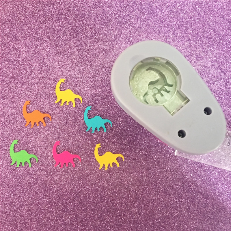 1 tommer dinosaur form punch håndværk dyr hulning til scrapbooking børn scrapbog papir cutter prægning skarpere gratis skib