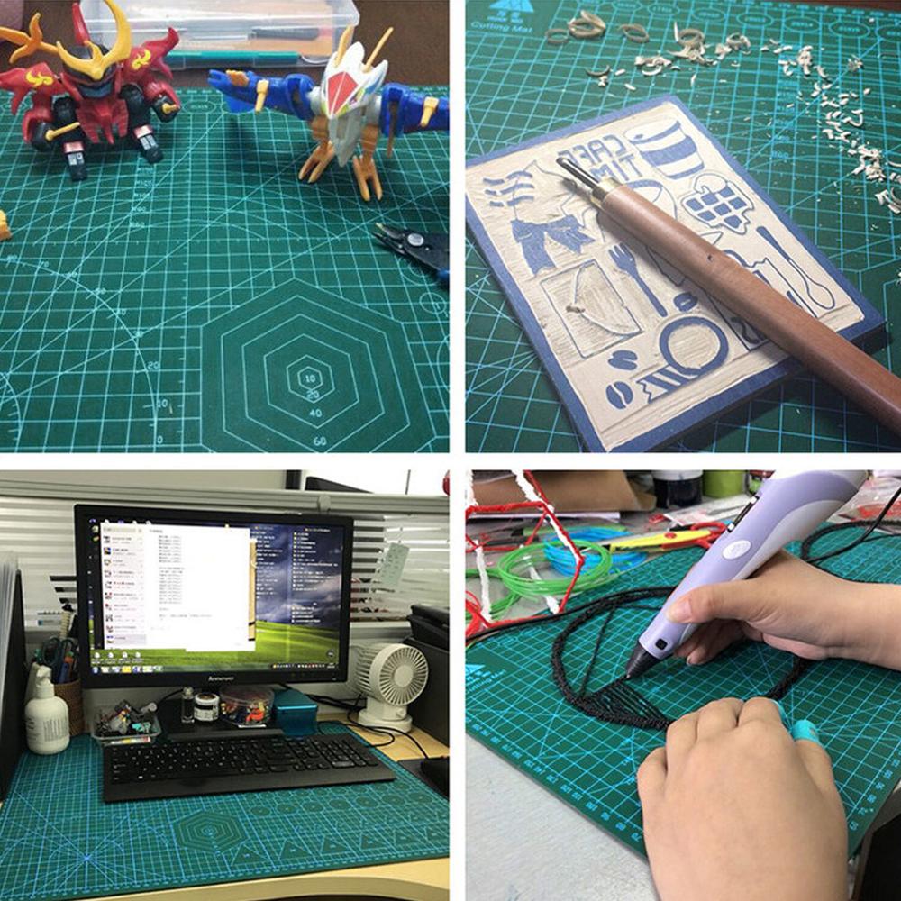 A3 Cutting Mats Cushion Board Large Handwritten Test Paper Drawing Beauty WorkbeScaling Model Rubber Seal Engraving Board DIY