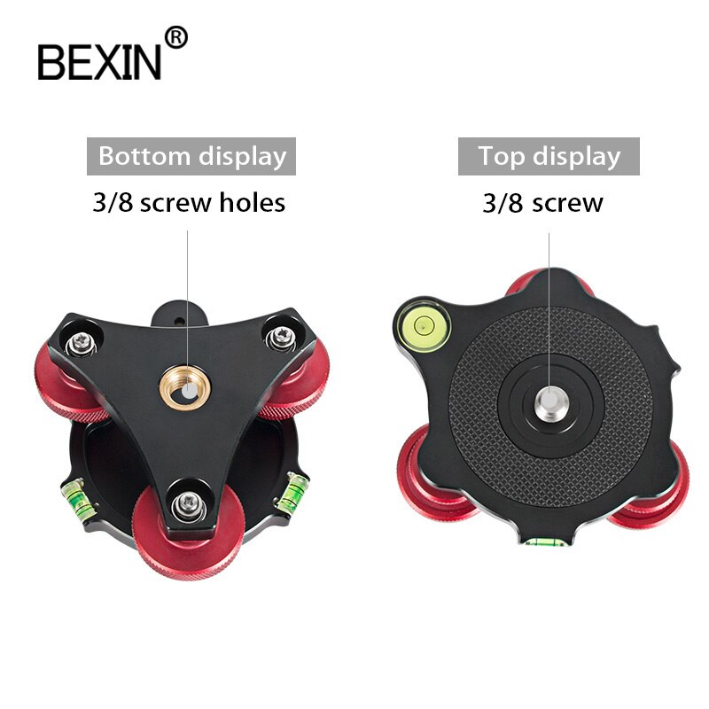 Fotografie Accessoires Camera Aanpassing Niveau Statief Mount Adapter Evenwichtige Schieten Quick Release Klem Voor Dslr Camera