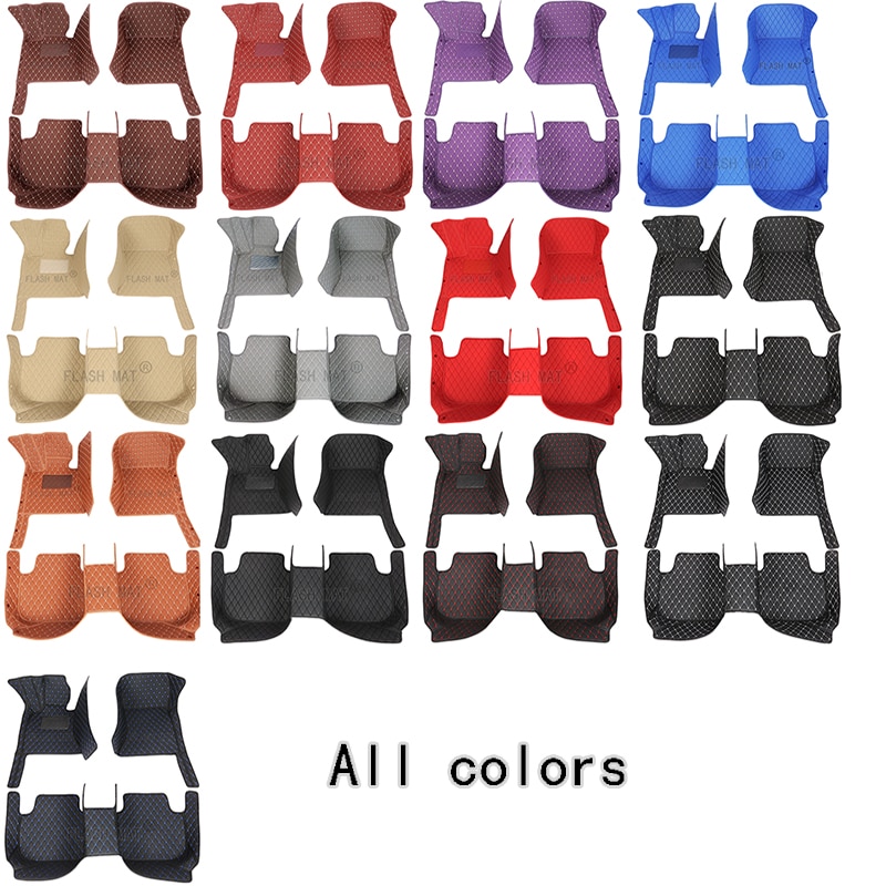 Flash mat leather car floor mats For Lifan All Models x60 x50 320 330 520 620 630 720 Car-Styling