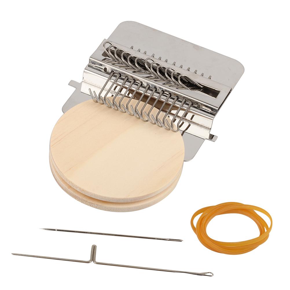 Hand Weave Tool Mini DIY Darning Tool Braiding Patching Machine Mini DIY Darning Tool for Beginners DIY Tools: 12 hook
