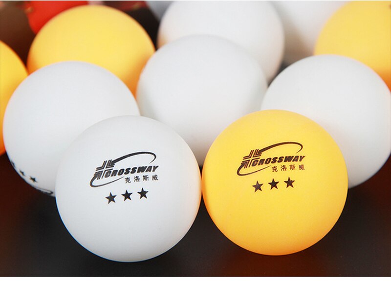 6 teile/paket 3-Stern 40mm 2,7g Tischtennis Bälle Klingeln pong Ball Weiß Orange Tischtennis Ball Amateur erweiterte Ausbildung Ball