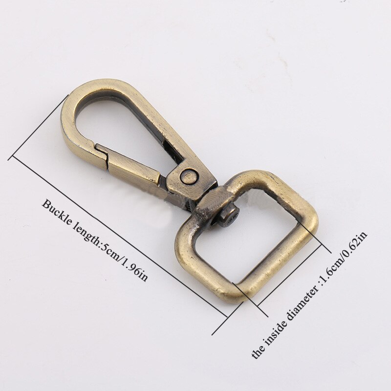 Zak Riem Gespen Metalen Karabijnhaak Sluitingen Lobster Hond Kraag Key Swivel Clips Karabijnhaak Diy Accessoires Sleutelhanger Haken