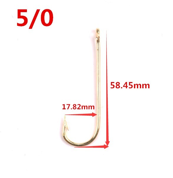 MIZUGIWA Gambo lungo aberdeen Ami da pesca Acqua dolce Esche viventi Gancio Pesce Jig Ganci PanFish Crappie Oro 100 pezzi: Luce Verde