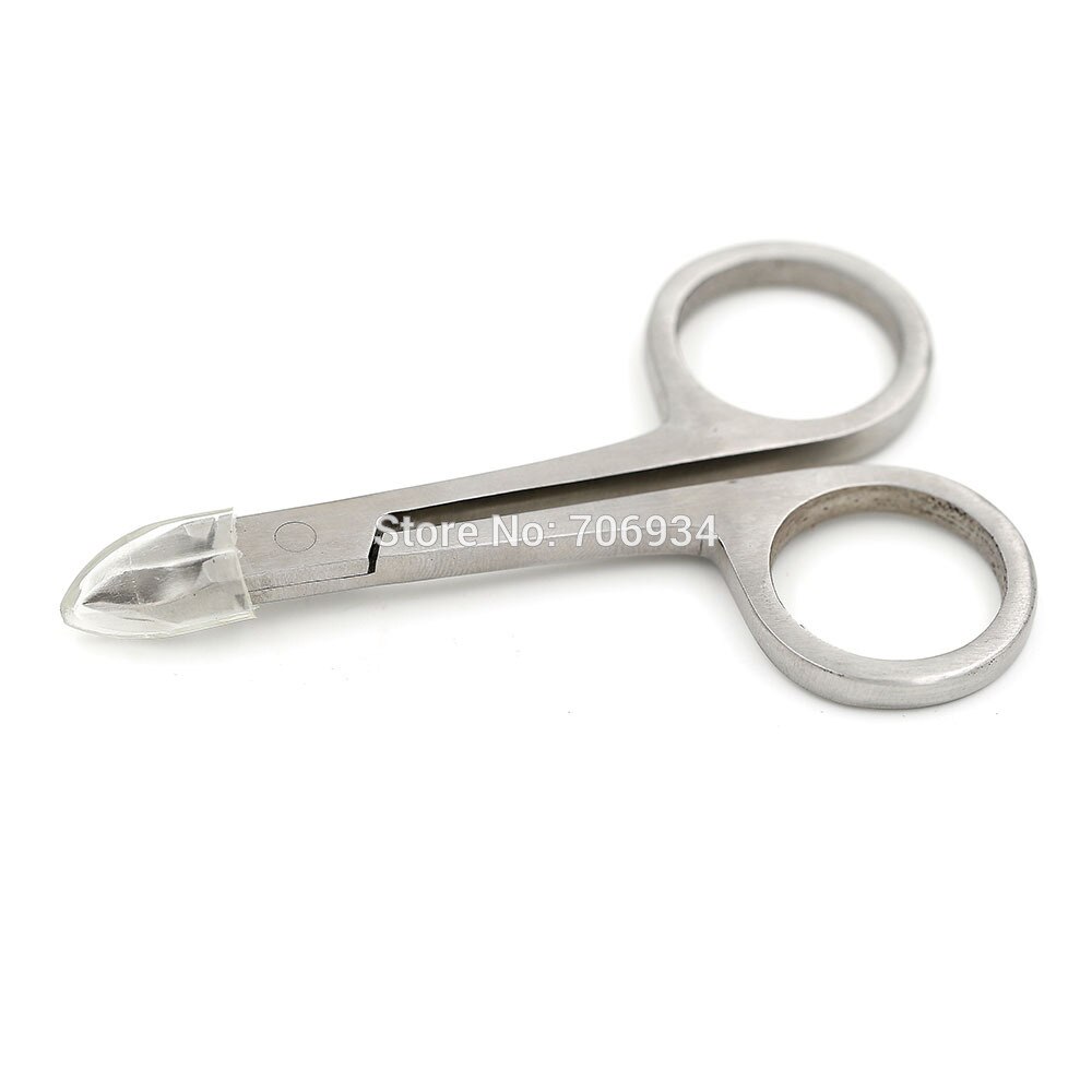 Pedicura uña pinza Pro10.5 "doble bucle manijas de acero inoxidable manicura uña encarnada Nipper