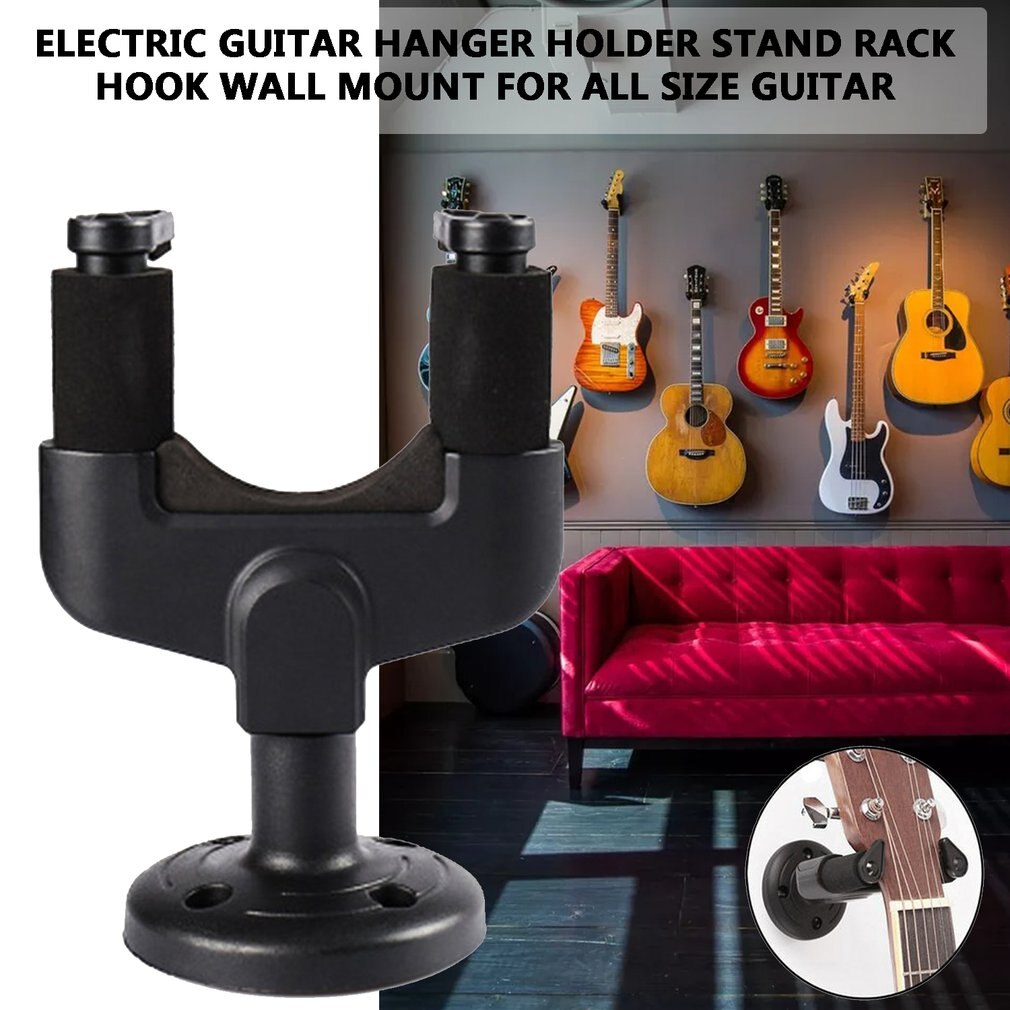 Support mural pour guitare électrique, pour toutes les tailles