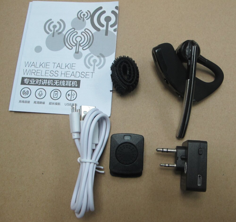 Casque Bluetooth talkie-walkie Voor Baofeng UV5R BF888S UV-8 Voor Kenwood TK3107 TK3207 TK3207G Radio