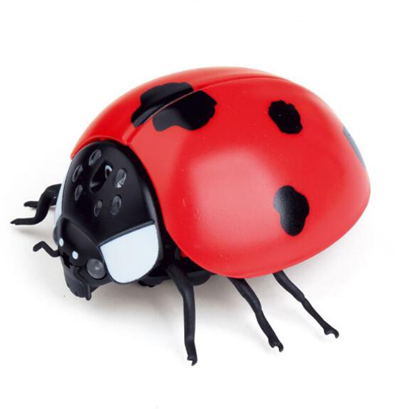 Mariquita con Control remoto para niños, juguete con Control remoto, mariquita de siete estrellas, simulación infrarroja eléctrica, nueva mascota extraña: Default Title