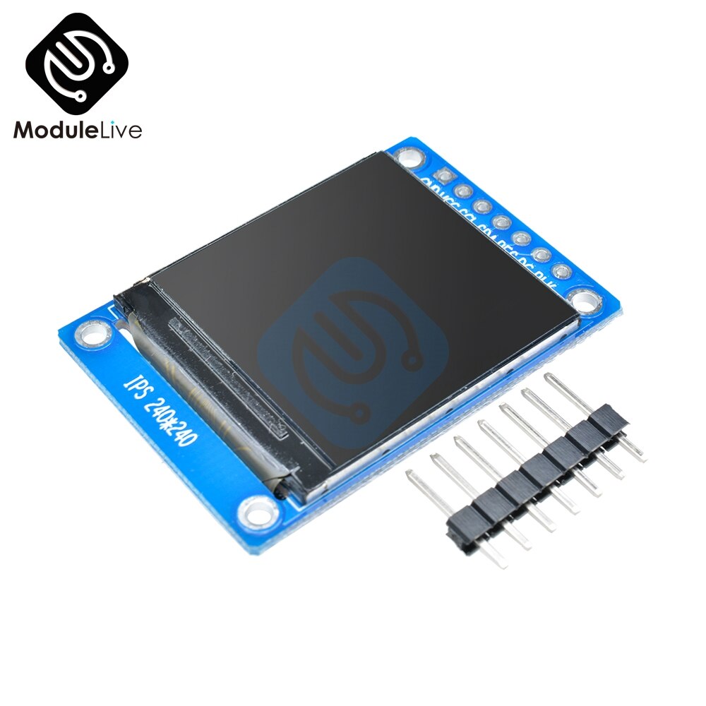 1.3 inch 1.3 "240x240 Digitale LCD Display Module Blote Scherm 240*240 65K SPI Seriële full Color RGB TFT IPS Lcd-scherm Board: Screen