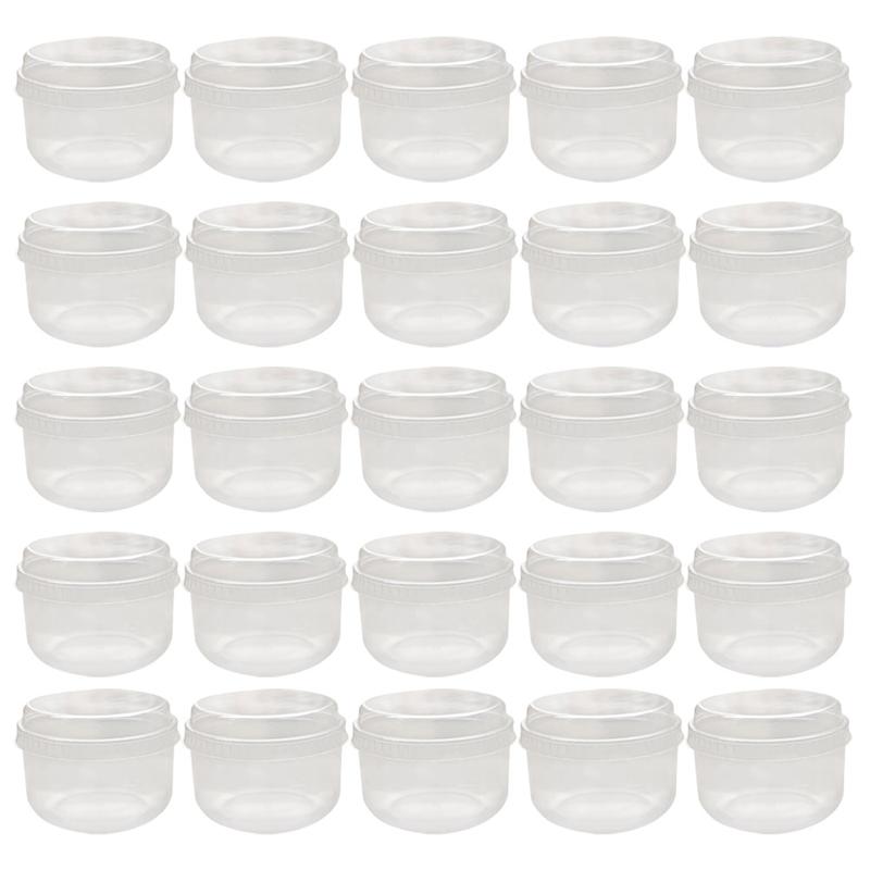 50 juegos de pudín para hornear, taza de alta temperatura, vaso de pudín japonés resistente con tapa (transparente)