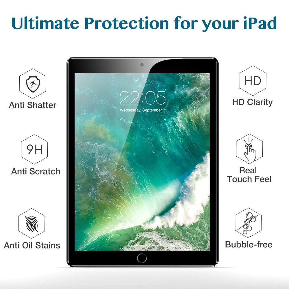 Esr screenprotector voor ipad 9.7 gehard glasfolie voor ipad air 2 ipad pro 9.7 tablet beschermfolie van glas