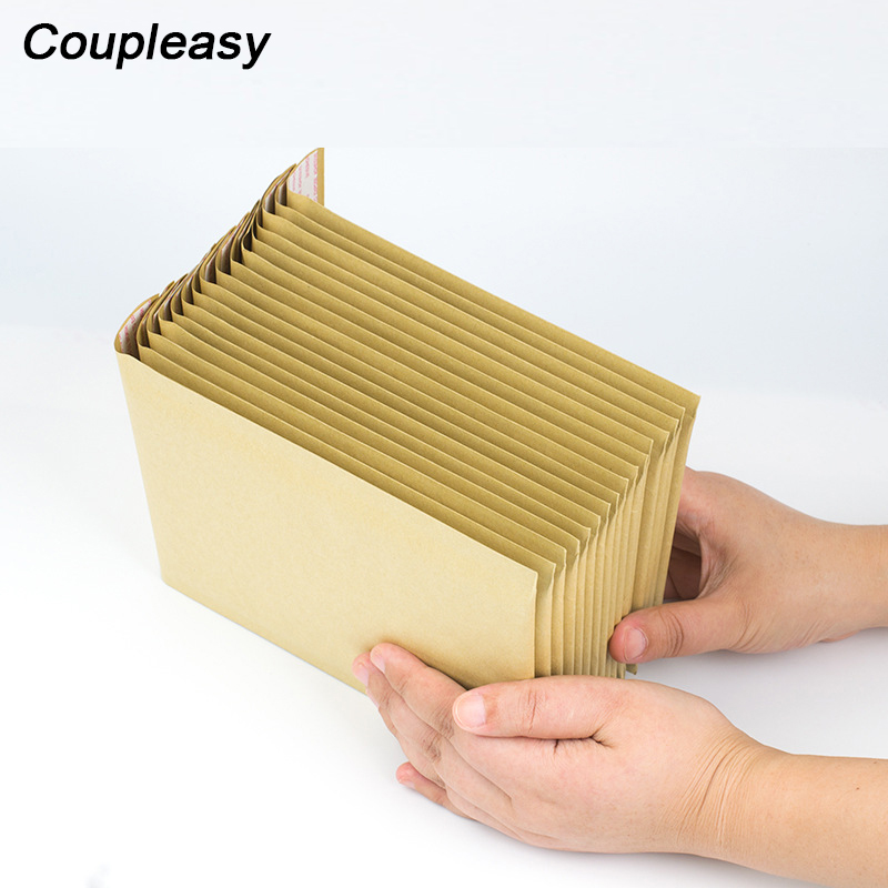 10pcs 4 sizes Kraft Paper Bubble Envelope Bag Brown Waterproof Bubble Mailer Bag Padded Postal Courier Bags Mail Foam Envelopes