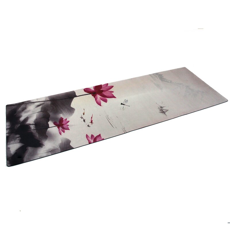183cm*61cm*3.5mm naturkautschuk absorbiert schweiß, umweltfreundliches, komfortables wildledergewebe, rutschfeste, lose yogamatte: Default Title