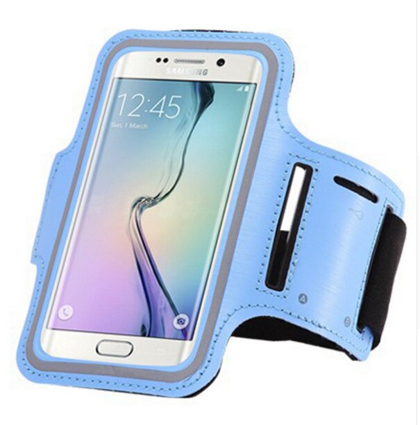 Telefonarmbånd, der bærer mobiltelefon, der kører sport håndledsposeholder til huawei  p10 p9 p8 lite / oneplus 5 3t 3 2: Blå