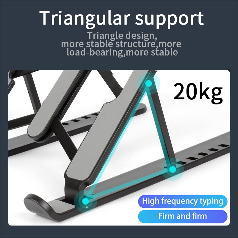 Universal Laptop Stand Adjustable Foldable Desk Rotation Support For MacBook Pro iPad PC Tablet Notebook Desktop Portable Holder