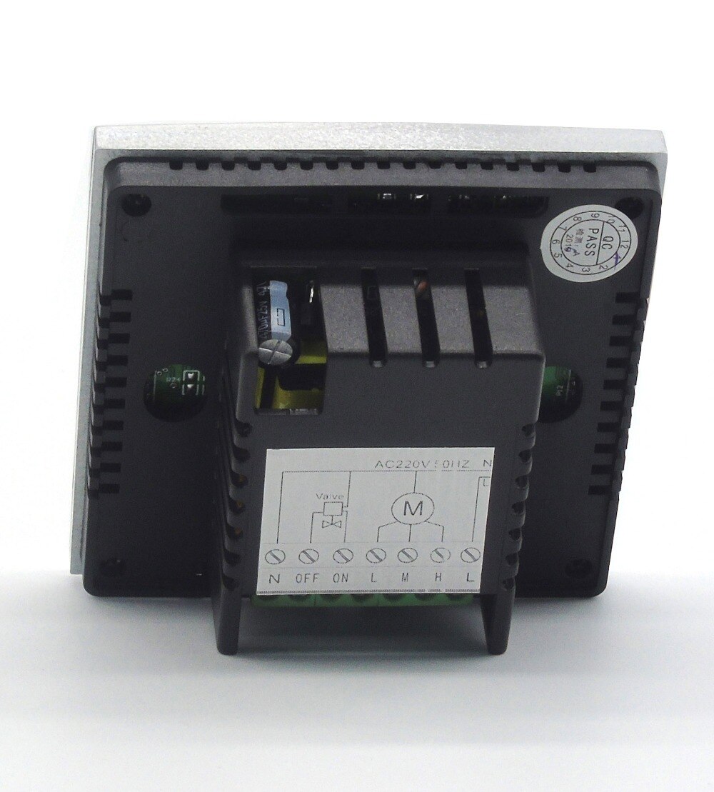 Touch 3 Speed Fan Coil Units Thermostat with cooling heating