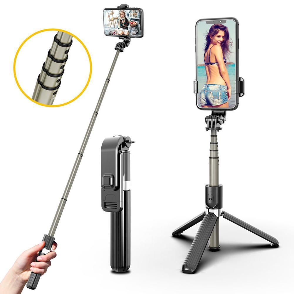 Draadloze Bluetooth Selfie Stok Met Mini Opvouwbare Statief Selfie Stok Met Afstandsbediening Voor Iphone Actie Camera Telefoon