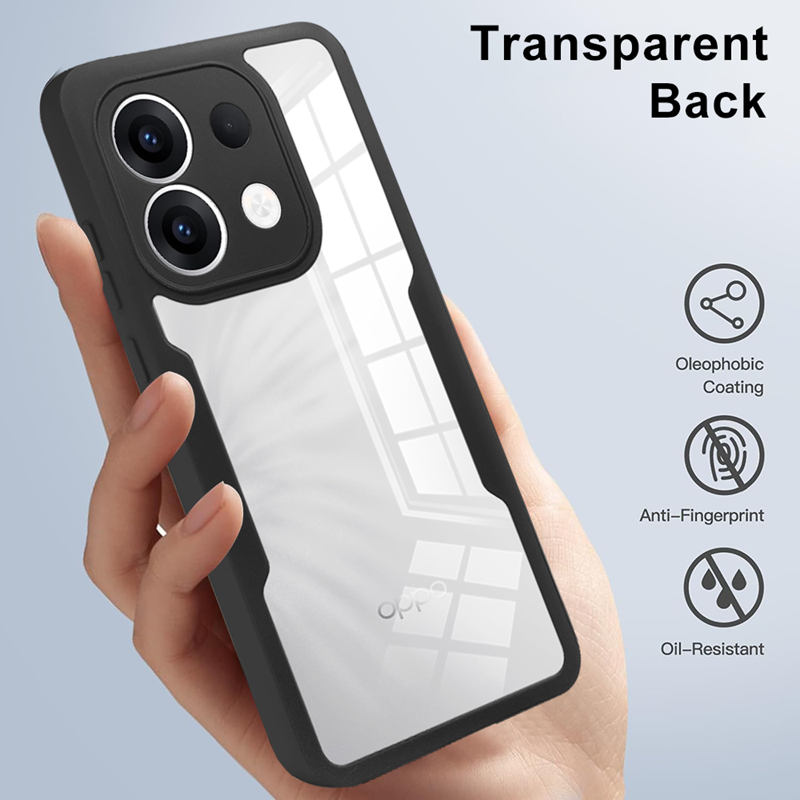 Protecteur d'écran complet 360, étui Transparent pour OPPO Reno 13 13F 13 F Reno13F Reno13 Pro, housse de téléphone antichoc