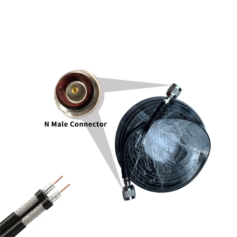 800-2700mhz 4G 3G 2G Antenna Phone Signal Booster Repeater Amplifier LTE CDMA GSM DCS N Female Indoor and Outdoor Antenna SET