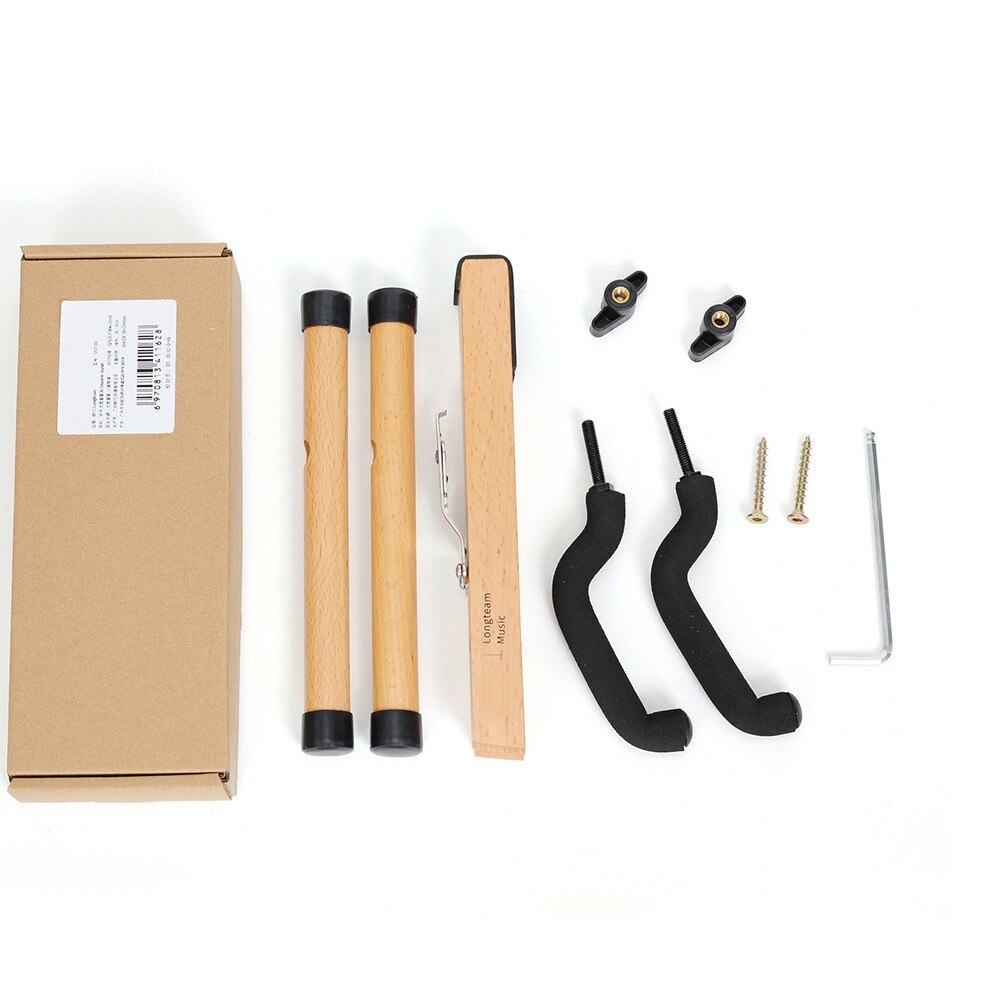 Universal Violin Guitar Stand Wooden Portable Folding Travel Guitar Stand For Guitar Ukulele Bass Mandolin Stringed Instruments