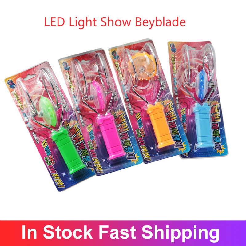 Magnetische Gyro Kleurrijke Lichtgevende Tol Draaiende Gyroscoop Led Lichtshow Funny Toy Kids Kinderen Kerstcadeau