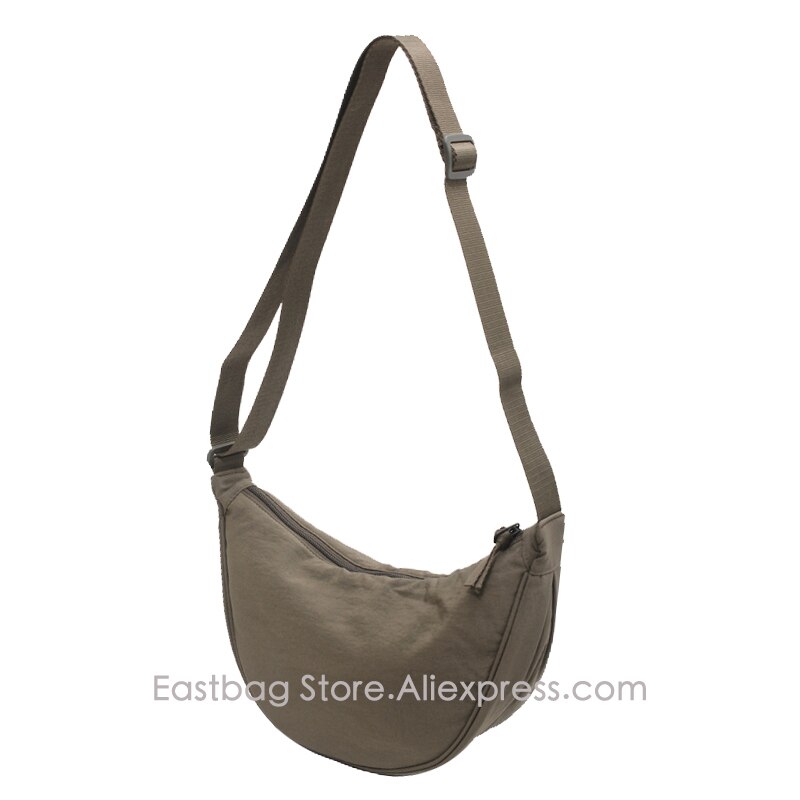 Borsa da donna borsa a tracolla Casual per ragazze borsa da donna borsa a tracolla in Nylon cerniera arancione bianco Design unico Bolsa Mujer 435044: Army Green