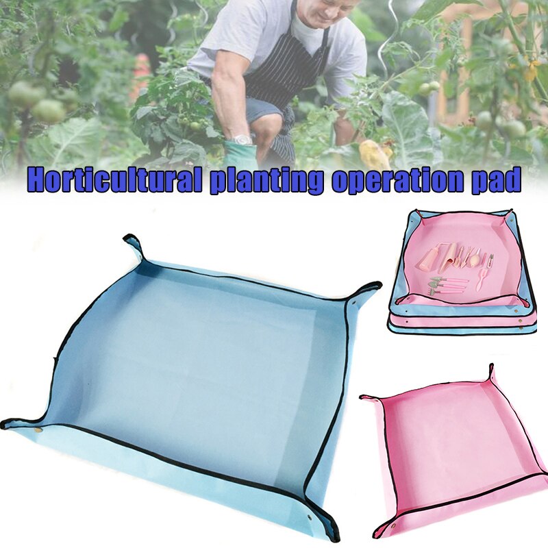 Foldable Gardening Mat Garden Patio Plant Potting Mat Gardening Transplanting Waterproof Pad Outdoor Watering Kits 50/75/100cm