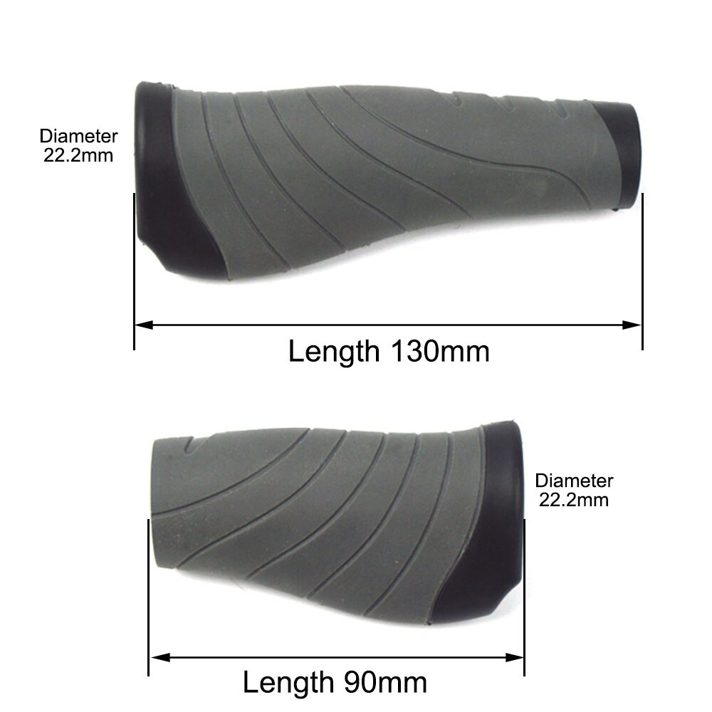 ASTRO G156 Bike Handle Grip Lock Non Skid Ergonomics 22.2mm MTB Handle Grips Rubber Long Short 130mm 90mm Bicycle Parts