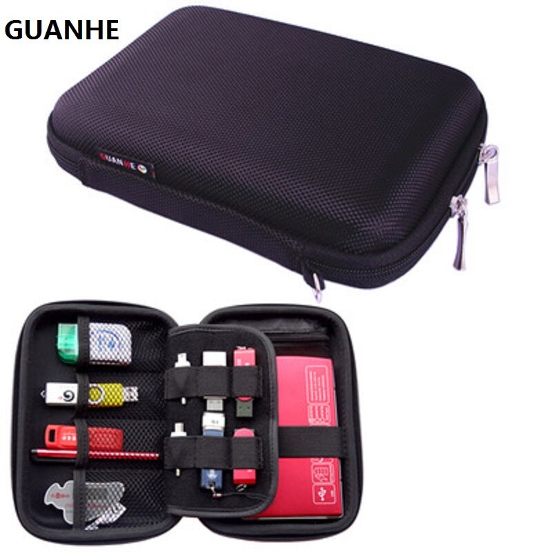Guanhe Zipper Case Bag Protector Voor 2.5 &quot;Harde Schijf Paspoort Ultra /Slim / Enterprise Hard Case Tas voor Western Digital Wd