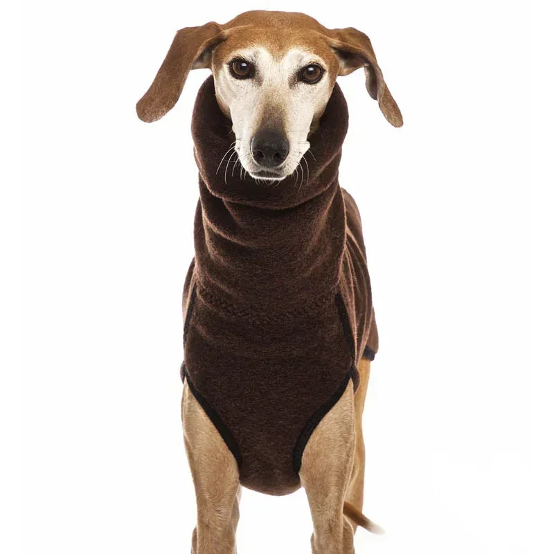 Pet inverno quente gola alta jumper camisola galgo cão engrossado roupas casaco pulôver para cães médios grandes mascotas suprimentos
