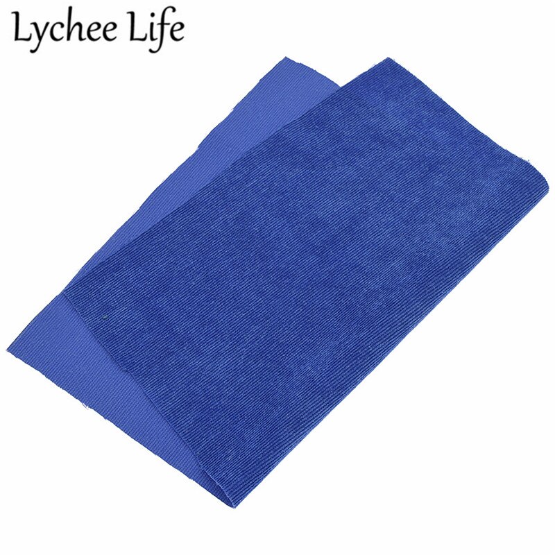 Lychee liv prægede striber fløjlsstof 29 x 21cm polyester bomuldsstof diy håndlavet syning af tøjposer leverer dekoration: 7