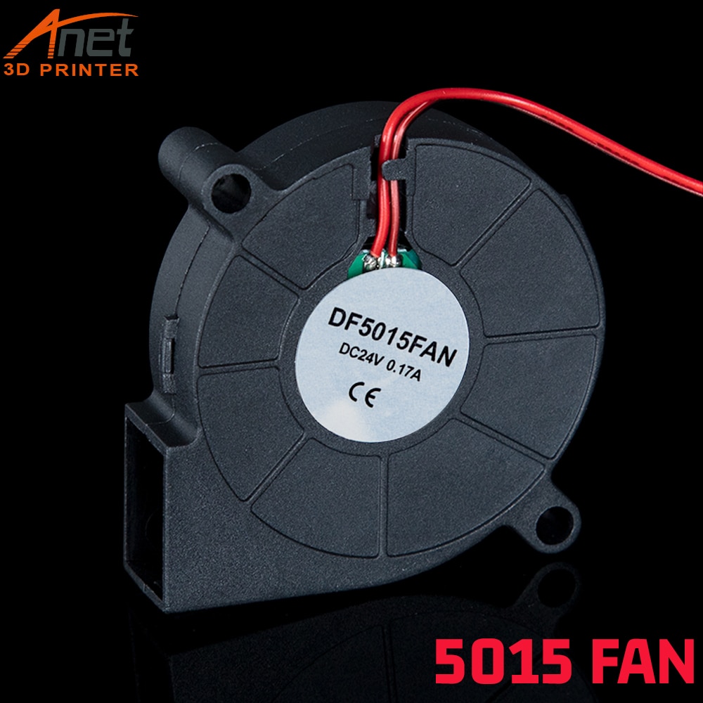 5015/4010/4020 ventilador turbo ventilador de refrigeração alta qualidade dc 24v/12v preto sem escova ventiladores de plástico para acessórios da impressora 3d