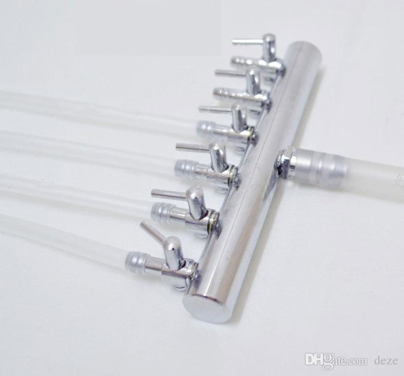 4/8mm akvaarion ilmanjakaja ilmalinja letku ilmavirran jakaja ilmaventtiilin ohjain kytkin ilmajakotukit hanat akvaarion tarvikkeet