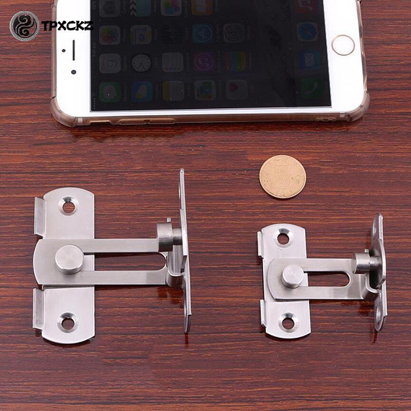 90 Degree Right Angle Door Latch Buckles Curved Bending Latch Bolts Sliding Lock