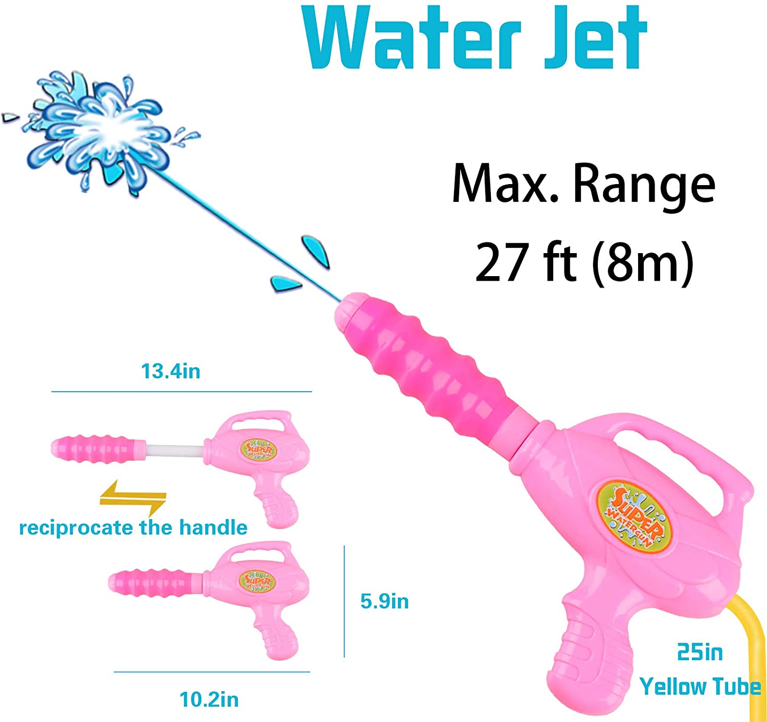 Waterpistool Rugzak Water Blaster Voor Kids -Water Shooter Met Tank Lady Bug Speelgoed Voor Kids-Zomer Outdoor speelgoed F