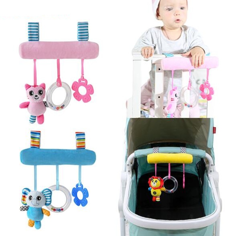 Baby Rassel Spielzeug Karikatur Ebene Plüsch Hand Glocke Baby Kinderwagen Krippe Hängen Rasseln Nette Kleinkind Baby Hängen Glocke Spielzeug