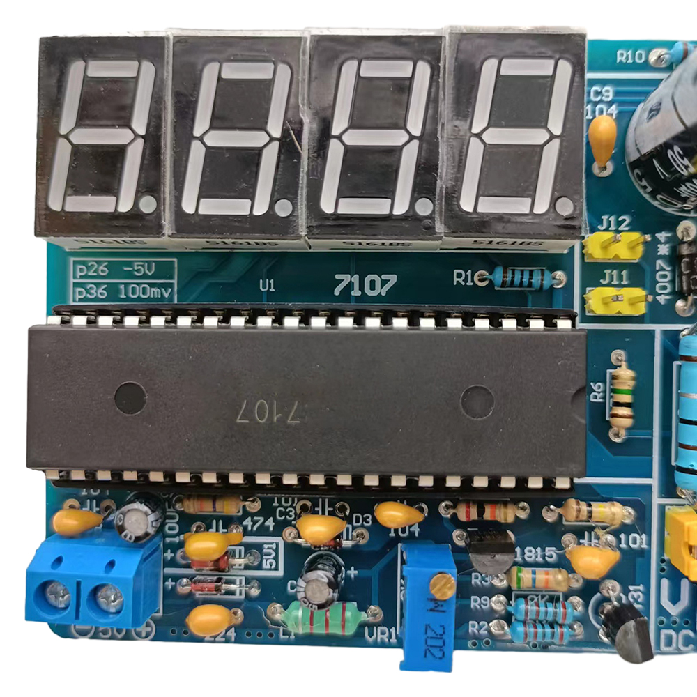 Voltmeter DIY Bausatz Teile Spannungsmesser Elektronische Produktionssuite DIY Bausatz für Studenten Elektronische Übungen