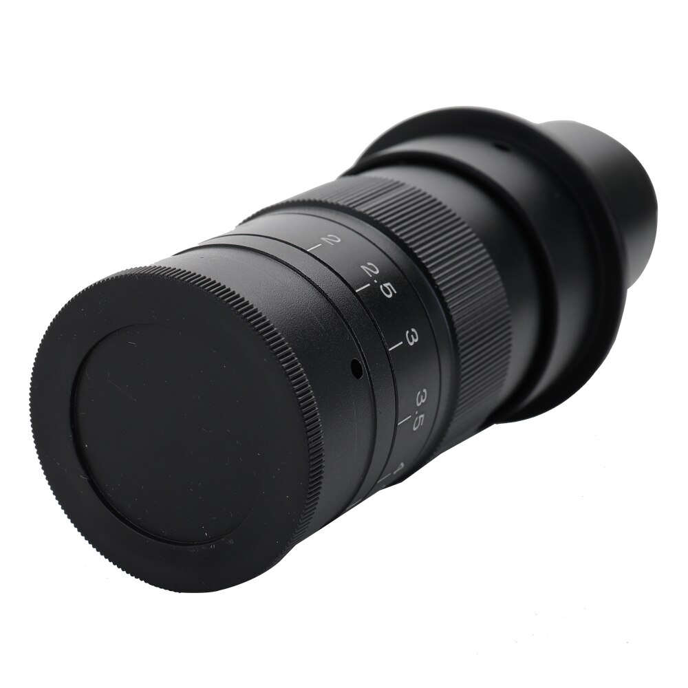 180X 120X 300X 200X 130X Adjustable Zoom C-mount Lens 0.7X~4.5X Magnification 25mm for Multimedia Interface Microscope Camera: 1
