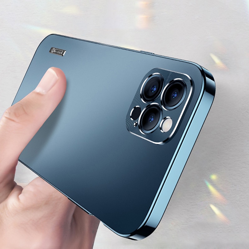 Obudowa ze stopu lotniczego akrylowa obudowa z tyłu dla iphone 12 Pro MAx 12 mini obudowa z tyłu metalowa kamera dla iphone 12 PRo luksusowa obudowa na telefon