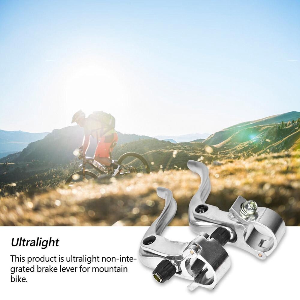 Leviers de frein de vélo en alliage d'aluminium, poignée confortable, antirouille, , accessoires de remplacement, 24mm, 1 paire