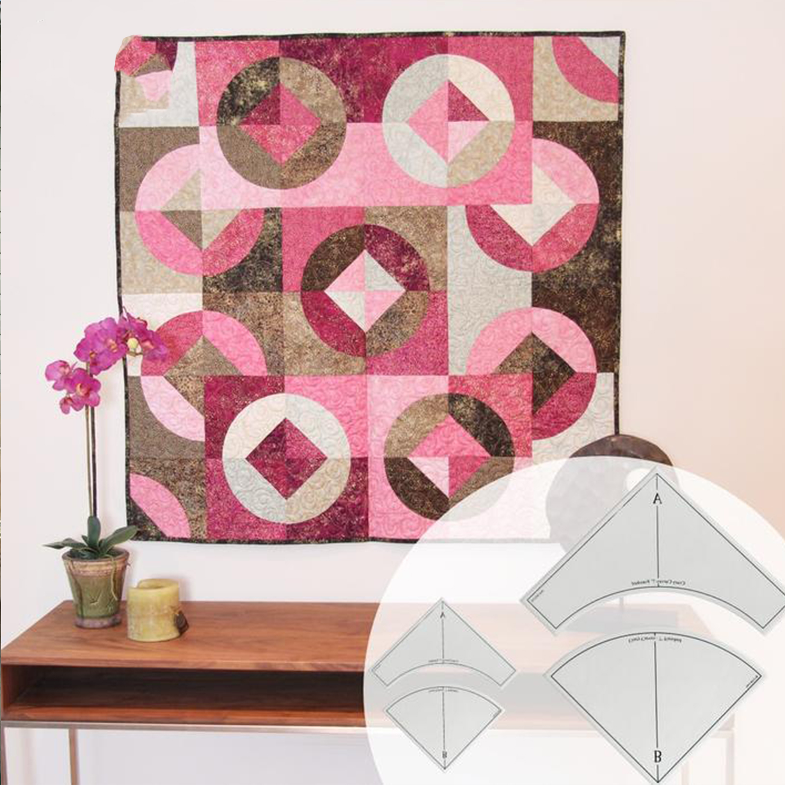 2/3pc Set Clear Patchwork Maker Kit for Quilting Rulers Free Motion Embriodery Template for Most Domestic Sewing Machine