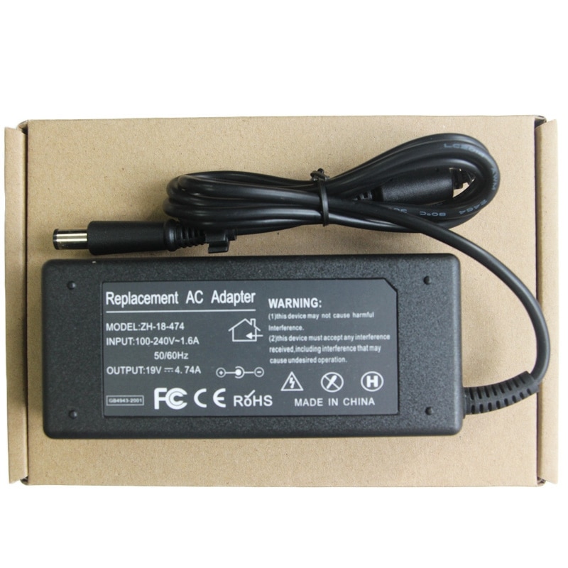 Xinkaite Notebook Voeding 19V 4.74A 90W 7.4*5.0 Mm Power Ac Adapter Oplader Voor Hp Compaq 6910 P 8510 P Probook 4320 S 4321 S