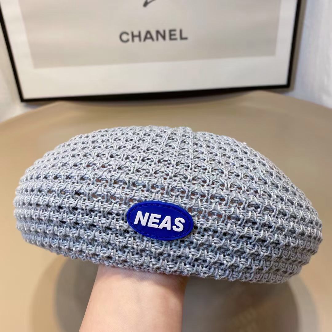 Kleine Meisjes Baret Hoed Winter Warme Muts Muts Peuter Franse Stijl Knit Hoed Baby Schattige Bloem Berets, Roze, Eén maat